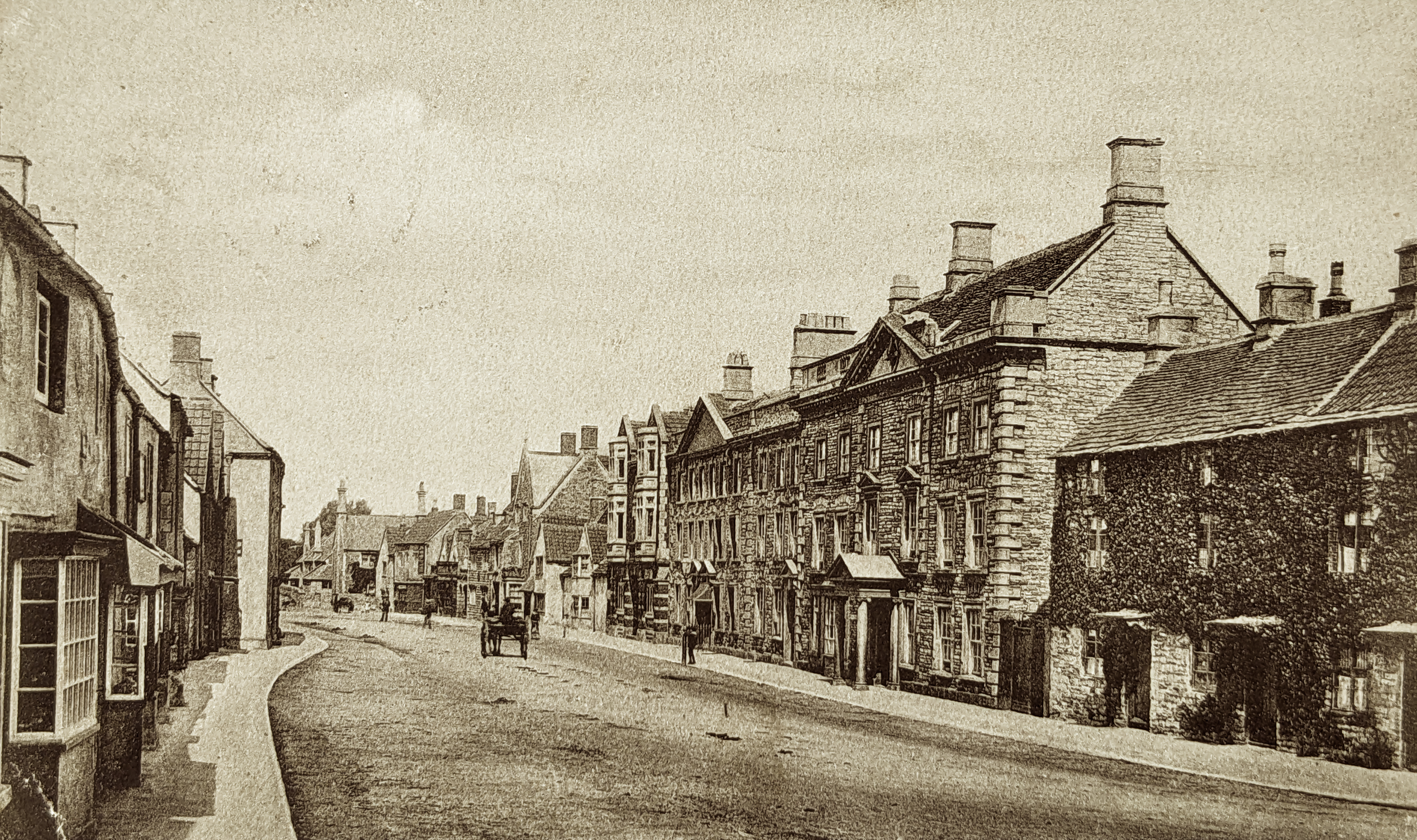 Chipping Sodbury start of Horse Street in about 1900